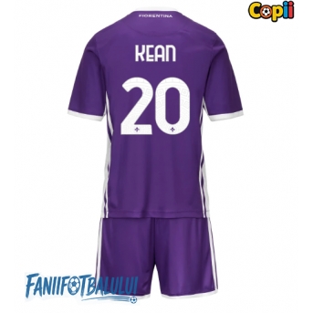 Fiorentina Moise Kean #20 Echipament de Fotbal Replică 2025-26 Copii Acasa (+ Șorturi)